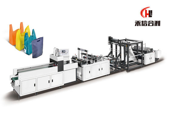 Ultrasonic Small Non Woven Bag Making Machine Four Non Woven Bag Printing Machine 4 Colour