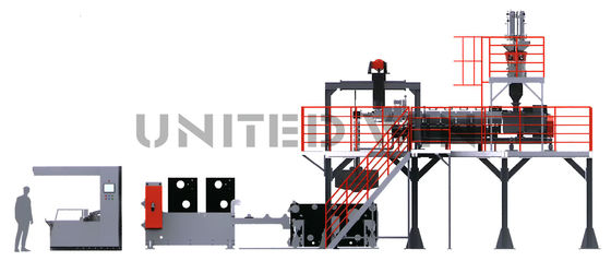80kg/hr PP Meltblown Non Woven Fabric Machine Nonwoven Cloth Production Line